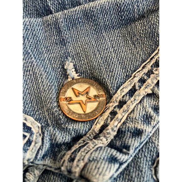 Big Star Liv Bootcut Jeans 31R Distressed Blue Denim Streetwear Skater Mexico - Picture 7 of 12